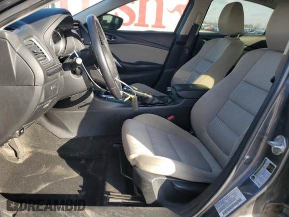 2015 Mazda 6 i Sport with VIN JM1GJ1U68F1163109, listed as a Copart auction lot 42489315 with 170,147 mi miles and Salvage Title. Bid and sale history available at DreamBid. Image 7.