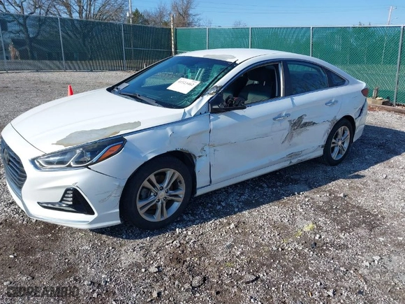 2018 Hyundai Sonata SEL with VIN 5NPE34AF9JH640011, listed as a IAAI auction lot 41523462 with 98,714 mi miles. Bid and sale history available at carsss.com. Image 2.