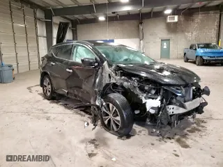 2021 Nissan Murano S with VIN 5N1AZ2AS9MC115976, listed as a Copart auction lot 83473544 with 45,793 mi miles and Salvage Title. Bid and sale history available at carsss.com. Image 15.