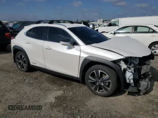2021 Lexus UX with VIN JTHX9JBH6M2052870, listed as a Copart auction lot 54749535 with 62,800 mi miles and Salvage Title. Bid and sale history available at carsss.com. Image 4.