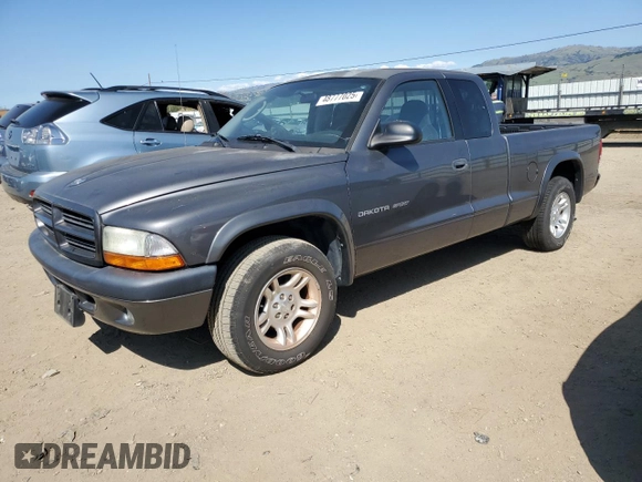 2002 Dodge Dakota z VIN 1B7GL32N62S551525, wystawiony jako Copart lot #48777025 z przebiegiem 91 438 mil mil oraz Czysty tytuł • Clean title. Historia ofert i sprzedaży dostępna na DreamBid. Obrazek 1.
