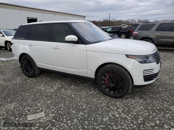 2019 Land Rover Range Rover with VIN SALGR2RV9KA555632, listed as a Copart auction lot 78297433 with 26,880 mi miles and Salvage Title. Bid and sale history available at carsss.com. Image 4.