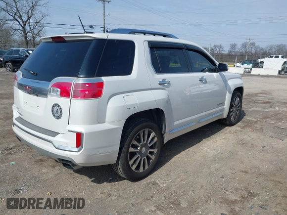 2017 GMC Terrain Denali z VIN 2GKFLRE32H6166259, wystawiony jako IAAI lot #41585603 z przebiegiem 95 508 mil mil oraz . Historia ofert i sprzedaży dostępna na DreamBid. Obrazek 4.