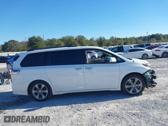 2014 Toyota Sienna SE with VIN 5TDXK3DC4ES487772, listed as a IAAI auction lot 41218295 with 153,368 mi miles and . Bid and sale history available at DreamBid. Image 13.