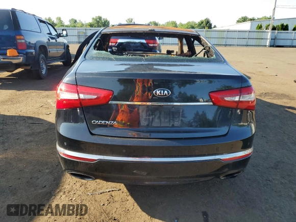 2014 Kia Cadenza Premium with VIN KNALN4D76E5131857, listed as a Copart auction lot 62322354 with Not Provided miles and Salvage Title. Bid and sale history available at carsss.com. Image 6.