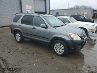 2006 Honda CR-V EX with VIN SHSRD788X6U411360, listed as a Copart auction lot 52104445 with 169,724 mi miles and Salvage Title. Bid and sale history available at carsss.com. Image 4.