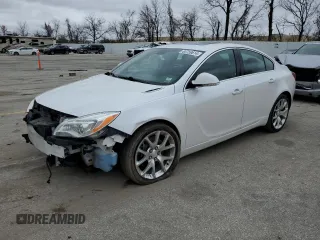 2017 Buick Regal GS with VIN 2G4GT5GX4H9135713, listed as a Copart auction lot 80759614 with 98,998 mi miles and Salvage title. Bid and sale history available at DreamBid. Image 1.