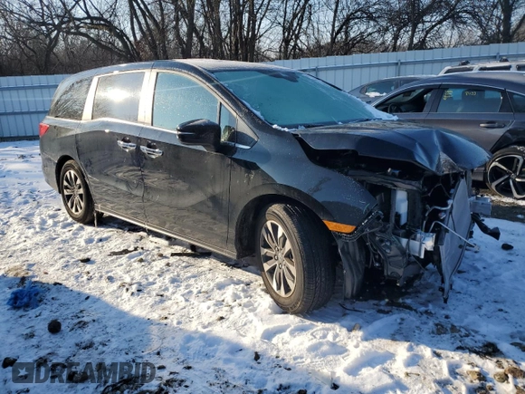 2024 Honda Odyssey EX-L с VIN 5FNRL6H66RB074824, выставлен на аукционе Copart как лот 89357205 с пробегом 4 807 миль миль и Списание • Salvage title. История ставок и продаж доступна на DreamBid. Изображение 4.