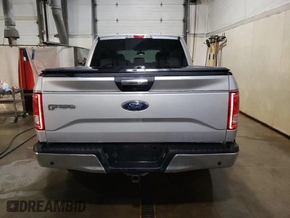 2017 Ford F-150 XL with VIN 1FTEW1EG8HKD36107, listed as a Copart auction lot 46004555 with 129,387 mi miles and Clean Title. Bid and sale history available at carsss.com. Image 6.