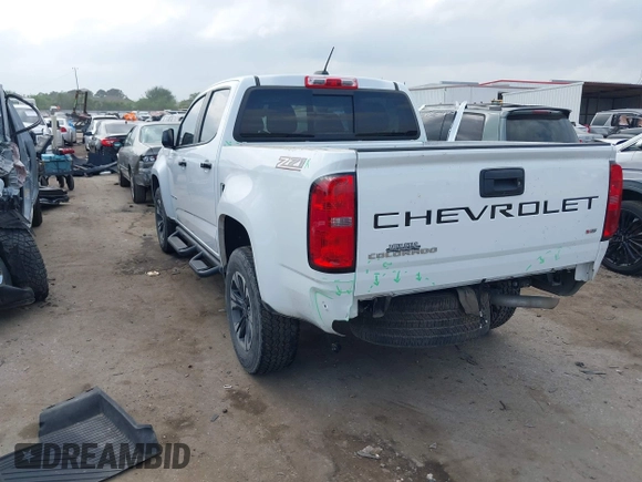 2022 Chevrolet Colorado 2WD Z71 with VIN 1GCGSDEN6N1194216, listed as a IAAI auction lot 41938644 with 69,360 mi miles and . Bid and sale history available at DreamBid. Image 3.