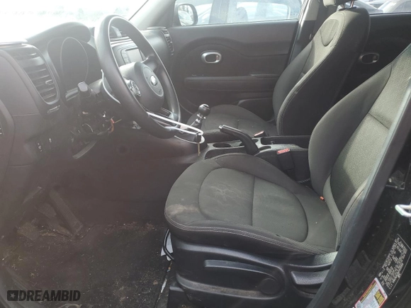 2017 Kia Soul with VIN KNDJN2A23H7450309, listed as a Copart auction lot 43275105 with 104,440 mi miles and Salvage Title. Bid and sale history available at carsss.com. Image 7.