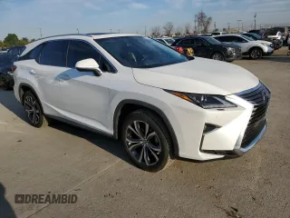 2018 Lexus RX with VIN JTJGZKCA0J2004007, listed as a Copart auction lot 50237595 with 104,630 mi miles and Salvage Title. Bid and sale history available at carsss.com. Image 4.