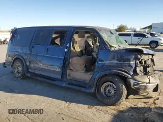 2000 GMC Savana Cargo Van RV Conversion with VIN 1GDFG15M4Y1140397, listed as a Copart auction lot 76347184 with 0 mi miles and Salvage Title. Bid and sale history available at carsss.com. Image 4.
