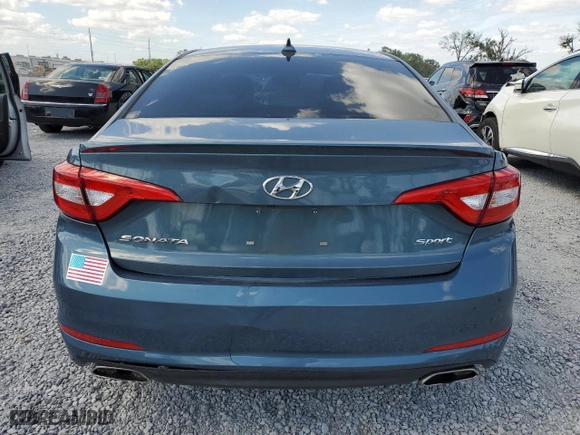 2015 Hyundai Sonata 2.4L Limited with VIN 5NPE34AF4FH197015, listed as a Copart auction lot 51844935 with 72,974 mi miles and Salvage Title. Bid and sale history available at carsss.com. Image 6.