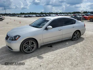 2007 Infiniti M45 Sdn with VIN JNKBY01E57M404196, listed as a Copart auction lot 67813574 with 165,197 mi miles and Non Repairable. Bid and sale history available at carsss.com. Image 1.