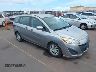 2012 Mazda 5 Sport with VIN JM1CW2BL1C0117444, listed as a IAAI auction lot 42676216 with 153,220 mi miles and . Bid and sale history available at DreamBid. Image 1.