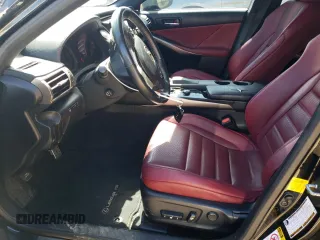 2014 Lexus IS 350 with VIN JTHBE1D26E5011363, listed as a Copart auction lot 52160595 with 124,813 mi miles and Salvage Title. Bid and sale history available at carsss.com. Image 7.