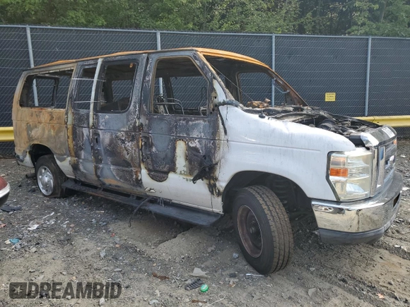 2011 Ford Econoline Passenger XL with VIN 1FBNE3BL5BDA78418, listed as a Copart auction lot 70176784 with Not Provided miles and Salvage Title. Bid and sale history available at DreamBid. Image 4.