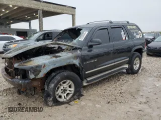 2001 Dodge Durango with VIN 1B4HS28N61F534687, listed as a Copart auction lot 87859635 with Not Provided miles and Salvage Title. Bid and sale history available at carsss.com. Image 1.