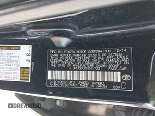 2015 Toyota Prius Four with VIN JTDKN3DU0F0417331, listed as a IAAI auction lot 42189981 with 111,255 mi miles. Bid and sale history available at carsss.com. Image 9.