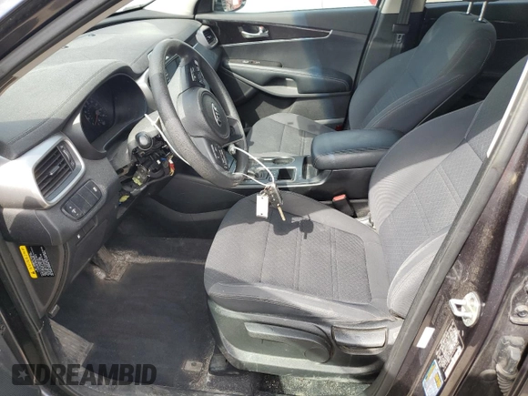 2018 Kia Sorento LX V6 with VIN 5XYPGDA53JG391720, listed as a Copart auction lot 51738865 with 58,610 mi miles and Salvage Title. Bid and sale history available at carsss.com. Image 7.