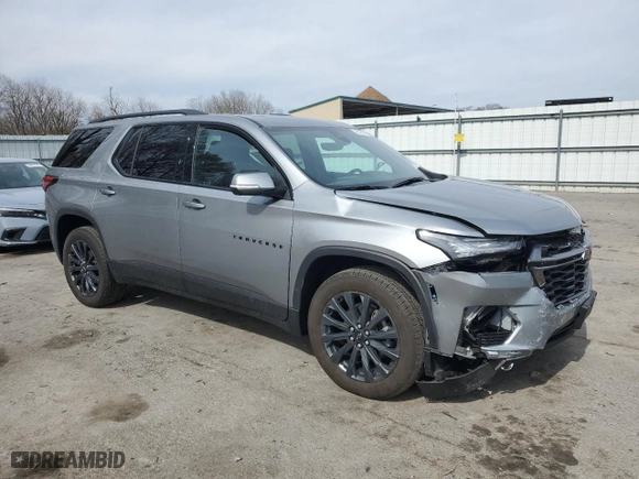 2023 Chevrolet Traverse RS with VIN 1GNEVJKW8PJ334240, listed as a Copart auction lot 49526565 with 11,836 mi miles and Salvage Title. Bid and sale history available at carsss.com. Image 4.