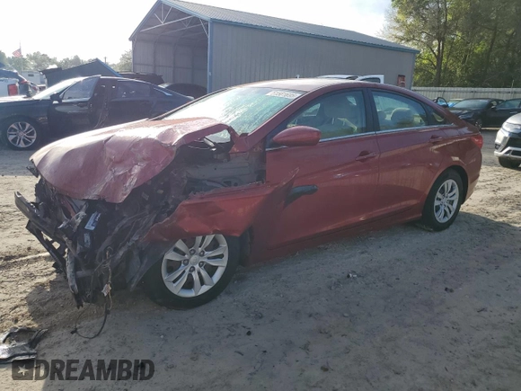 2012 Hyundai Sonata GLS with VIN 5NPEB4AC6CH495182, listed as a Copart auction lot 51501695 with Not Provided miles and Salvage Title. Bid and sale history available at carsss.com. Image 1.
