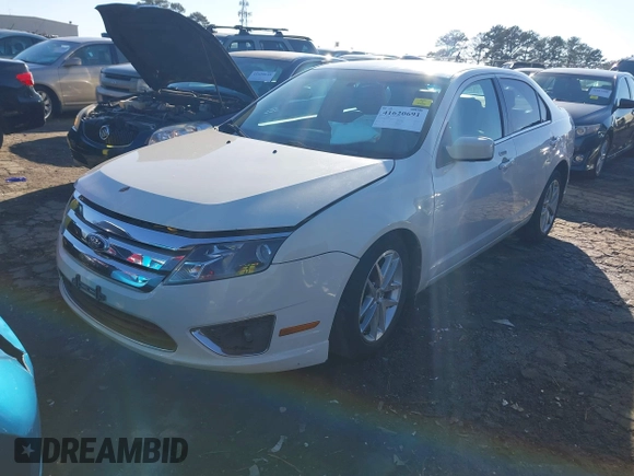 2012 Ford Fusion SEL with VIN 3FAHP0JAXCR305697, listed as a IAAI auction lot 41620691 with 264,270 mi miles. Bid and sale history available at carsss.com. Image 17.