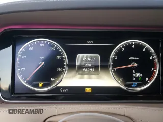 2014 Mercedes-Benz S-Class S 550 with VIN WDDUG8CB8EA065842, listed as a Copart auction lot 85600634 with 96,283 mi miles and Salvage Title. Bid and sale history available at carsss.com. Image 9.