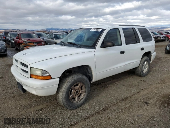 2002 Dodge Durango Sport with VIN 1B4HS38N92F174578, listed as a Copart auction lot 82825504 with 142,400 mi miles and Clean Title. Bid and sale history available at carsss.com. Image 1.