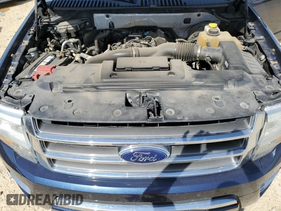 2016 Ford Expedition Max Limited с VIN 1FMJK1KT9GEF52052, выставлен на аукционе Copart как лот 51855115 с пробегом 130 521 миль миль и Чистый • Clean title. История ставок и продаж доступна на DreamBid. Изображение 12.