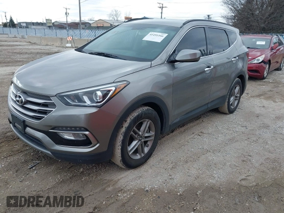 2017 Hyundai Santa Fe 2.4L with VIN 5XYZU3LB4HG424734, listed as a IAAI auction lot 41491166 with 130,905 mi miles and . Bid and sale history available at DreamBid. Image 20.