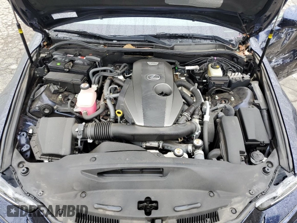 2019 Lexus IS with VIN JTHBA1D28K5100097, listed as a Copart auction lot 50593915 with 7,187 mi miles and Salvage Title. Bid and sale history available at carsss.com. Image 11.