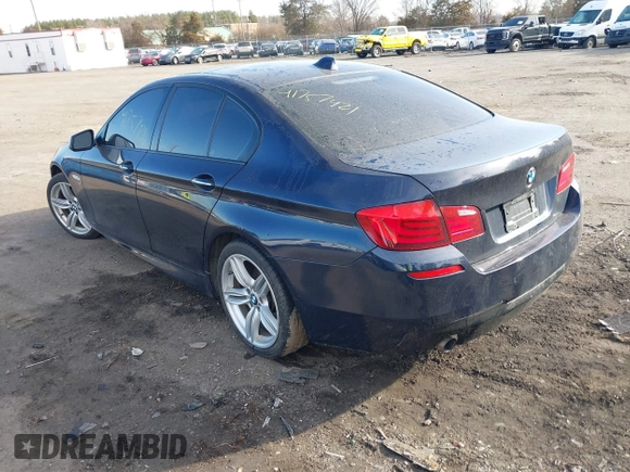 2012 BMW 5 Series 535i xDrive with VIN WBAFU7C53CDU62674, listed as a IAAI auction lot 41757421 with 107,886 mi miles. Bid and sale history available at carsss.com. Image 3.