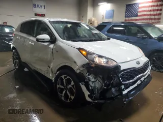 2020 Kia Sportage LX with VIN KNDPMCAC6L7806031, listed as a Copart auction lot 48813455 with 48,230 mi miles and Salvage Title. Bid and sale history available at carsss.com. Image 4.