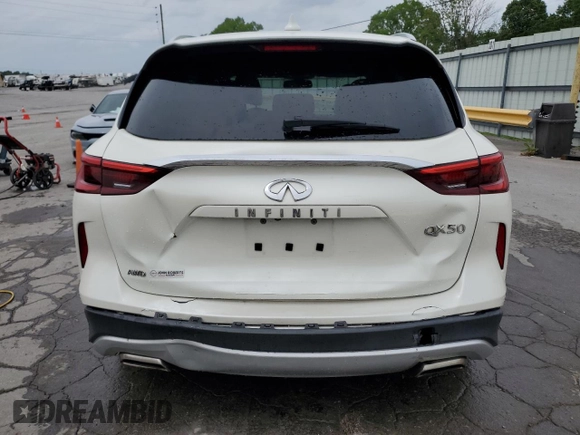 2019 Infiniti QX50 Essential z VIN 3PCAJ5M33KF146674, wystawiony jako Copart lot #57077965 z przebiegiem 73 185 mil mil oraz Szkoda całkowita • Salvage title. Historia ofert i sprzedaży dostępna na DreamBid. Obrazek 6.