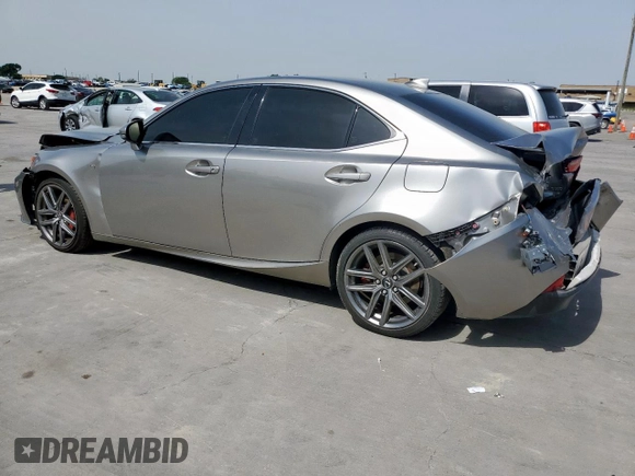 2016 Lexus IS 350 with VIN JTHCE1D24G5010185, listed as a Copart auction lot 57132225 with 112,452 mi miles and Salvage title. Bid and sale history available at DreamBid. Image 2.
