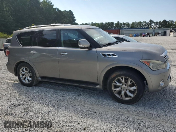 2014 Infiniti QX80 with VIN JN8AZ2NC3E9352666, listed as a Copart auction lot 63669415 with Not provided miles and Clean title. Bid and sale history available at DreamBid. Image 4.