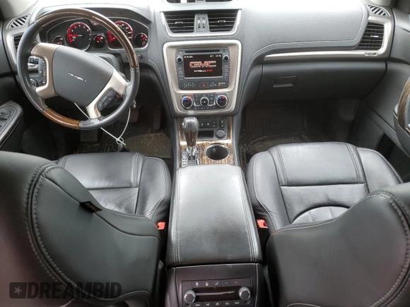 2014 GMC Acadia Denali z VIN 1GKKVTKD5EJ361077, wystawiony jako Copart lot #58598415 z przebiegiem 157 966 mil mil oraz Czysty tytuł • Clean title. Historia ofert i sprzedaży dostępna na DreamBid. Obrazek 8.