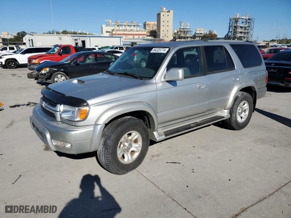 2001 Toyota 4Runner SR5 with VIN JT3HN86RX10336415, listed as a Copart auction lot 84325774 with 0 mi miles and Clean Title. Bid and sale history available at carsss.com. Image 1.