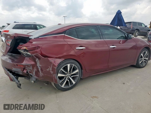 2020 Nissan Maxima SV with VIN 1N4AA6CV7LC376697, listed as a Copart auction lot 59306825 with 105,745 mi miles and Salvage title. Bid and sale history available at DreamBid. Image 3.
