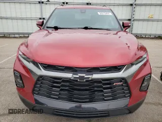 2022 Chevrolet Blazer RS with VIN 3GNKBERS4NS119021, listed as a Copart auction lot 52615455 with 60,684 mi miles and Salvage title. Bid and sale history available at DreamBid. Image 5.