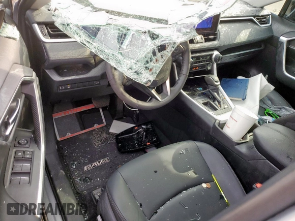 2024 Toyota RAV4 XLE Premium with VIN 2T3C1RFV6RC278672, listed as a Copart auction lot 54777375 with 23,857 mi miles and Salvage title. Bid and sale history available at DreamBid. Image 8.