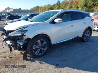 2019 Nissan Murano S with VIN 5N1AZ2MS3KN142961, listed as a IAAI auction lot 37797444 with 50,327 mi miles. Bid and sale history available at carsss.com. Image 2.