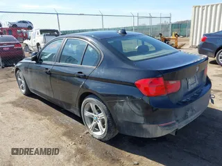 2015 BMW 3 Series 320i with VIN WBA3B1C58F5A05933, listed as a IAAI auction lot 41749755 with Not Provided miles. Bid and sale history available at carsss.com. Image 3.