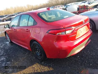 2021 Toyota Corolla LE with VIN 5YFEPMAEXMP237674, listed as a IAAI auction lot 41253439 with 78,035 mi miles and . Bid and sale history available at carsss.com. Image 3.
