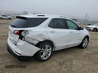 2018 Chevrolet Equinox Premier with VIN 2GNAXNEX7J6258244, listed as a Copart auction lot 43468945 with 95,031 mi miles and Salvage Title. Bid and sale history available at carsss.com. Image 3.