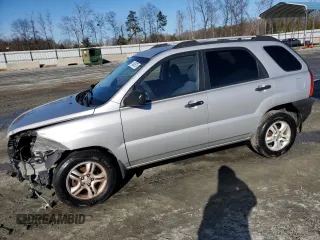 2006 Kia Sportage LX with VIN KNDJF723567291033, listed as a Copart auction lot 41490575 with Not Provided miles and Salvage Title. Bid and sale history available at DreamBid. Image 1.
