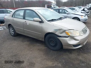 2004 Toyota Corolla CE with VIN 2T1BR32E24C258637, listed as a IAAI auction lot 41881455 with 175,944 mi miles and . Bid and sale history available at DreamBid. Image 17.