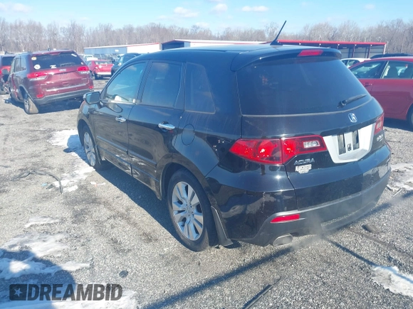 2010 Acura RDX with VIN 5J8TB1H29AA006461, listed as a IAAI auction lot 41321754 with 165,000 mi miles. Bid and sale history available at carsss.com. Image 3.